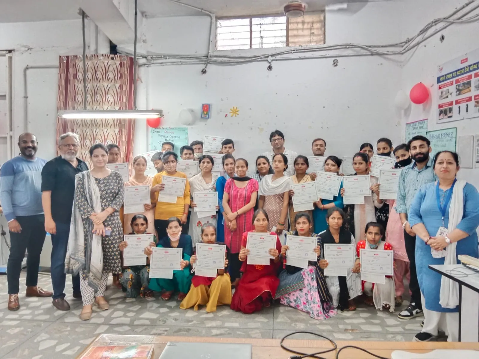 Certificate in sewing machine operator Course Certificate in sewing machine operator Course